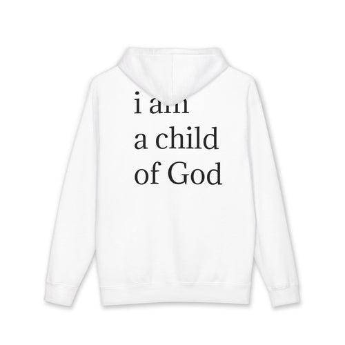 Child of God Hoodie — Minimal Faith Pullover with Star Accent